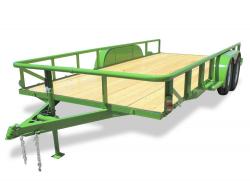 Cama Baja 7 X 16 pies, 3 toneladas, Redilas abiertas