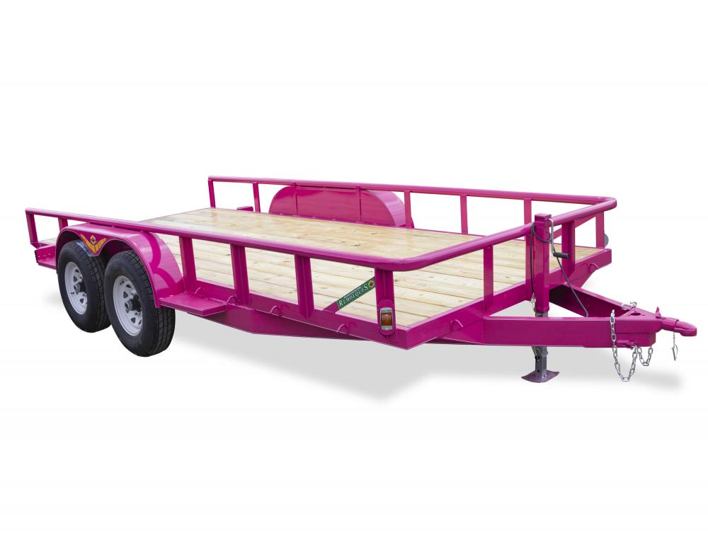 Cama Baja 7 X 16 pies, 6 toneladas, Redilas abiertas