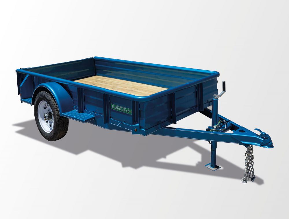 Cama Baja, 4 X 8 pies, un eje, Capacidad: 800 kg